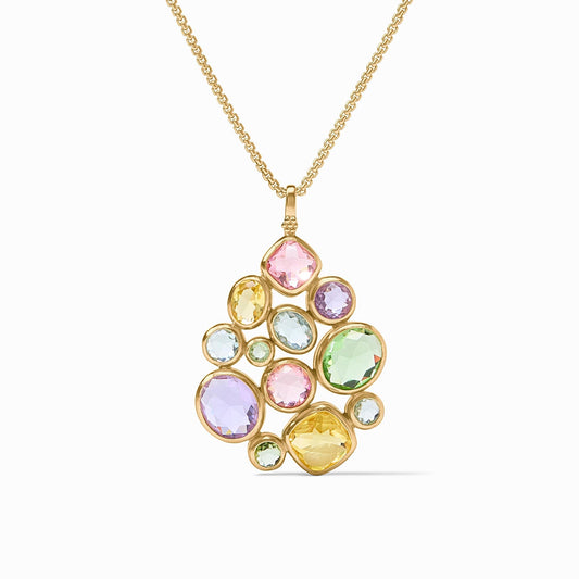 Kaleidoscope Statement Pendant Multi Stone