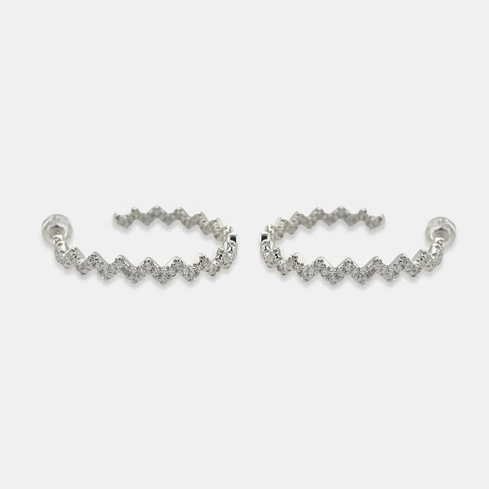 LER165 Zig Zag Hoops