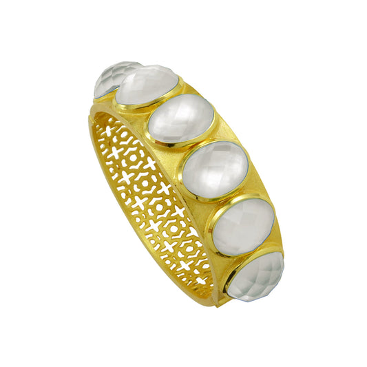 Bracelet Oval Mother Of Pearl