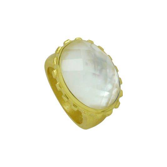 Ovel Mother Of Pearl Ring