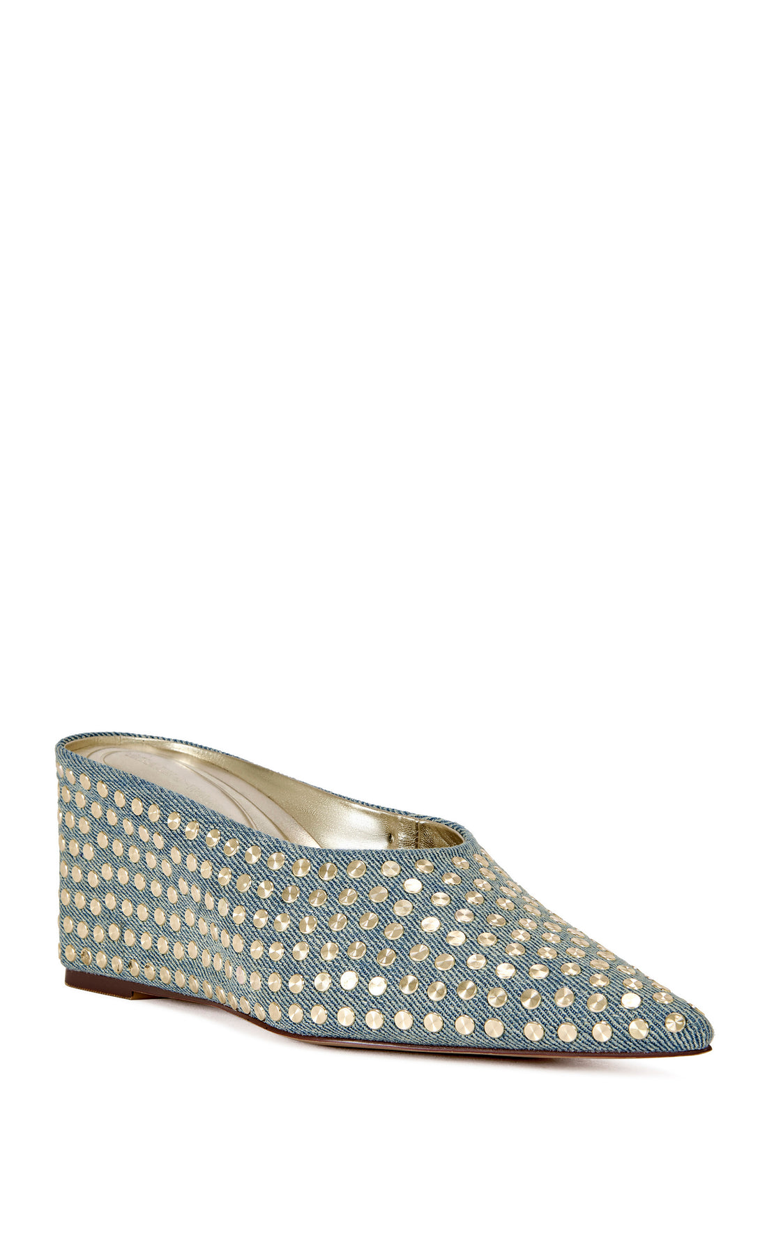 Denim Studs Wedge