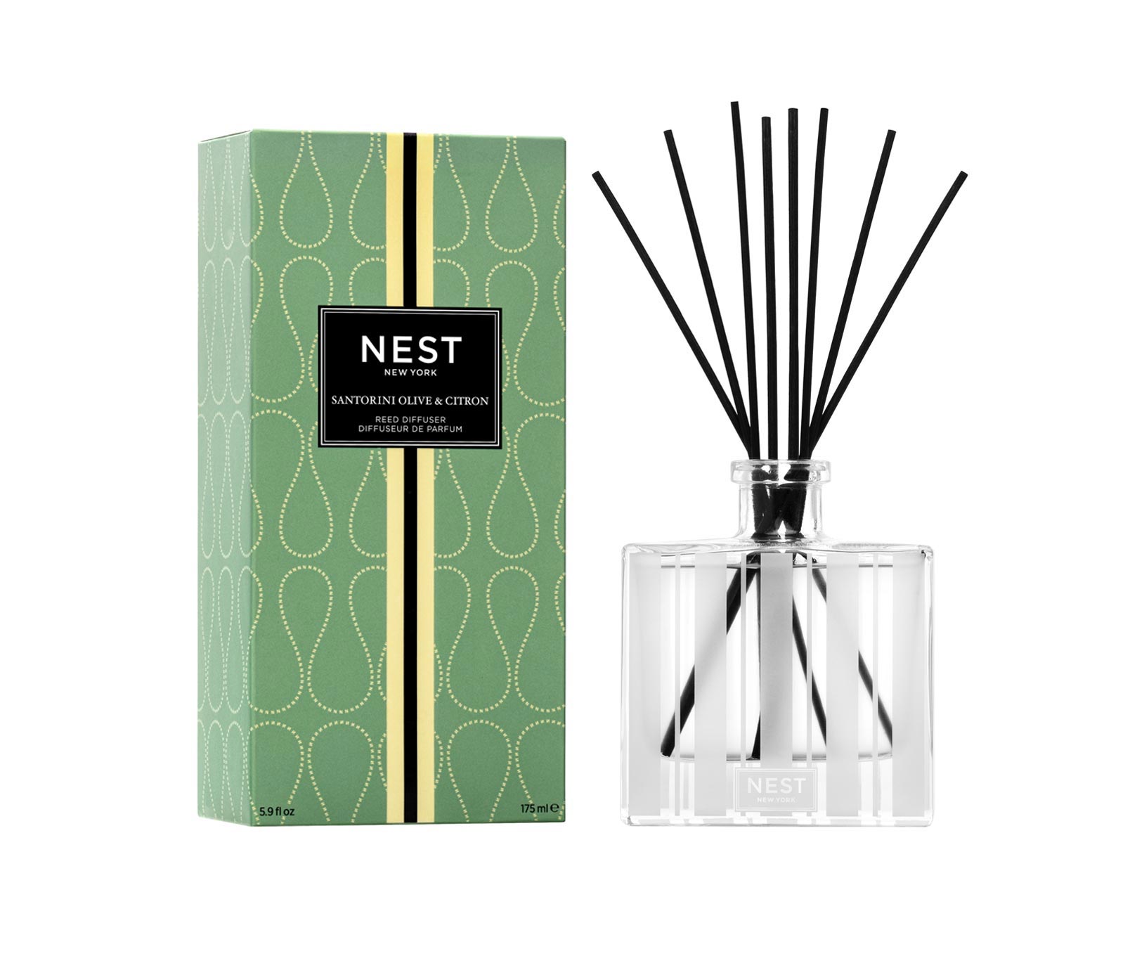 Santorini Olive & Citron Reed Diffuser – Bishop Street Market
