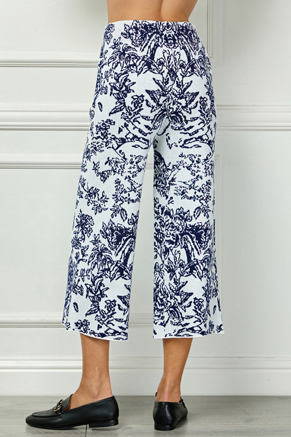 Jacquard Cropped Pants