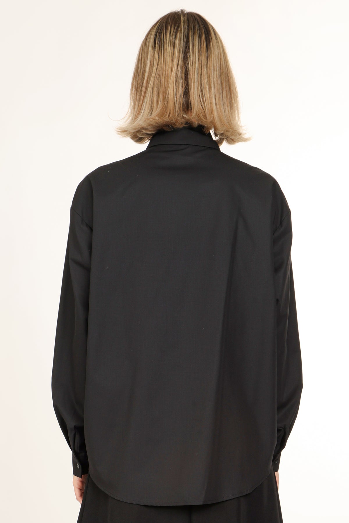 Blouse with Gold Symbols Buttons