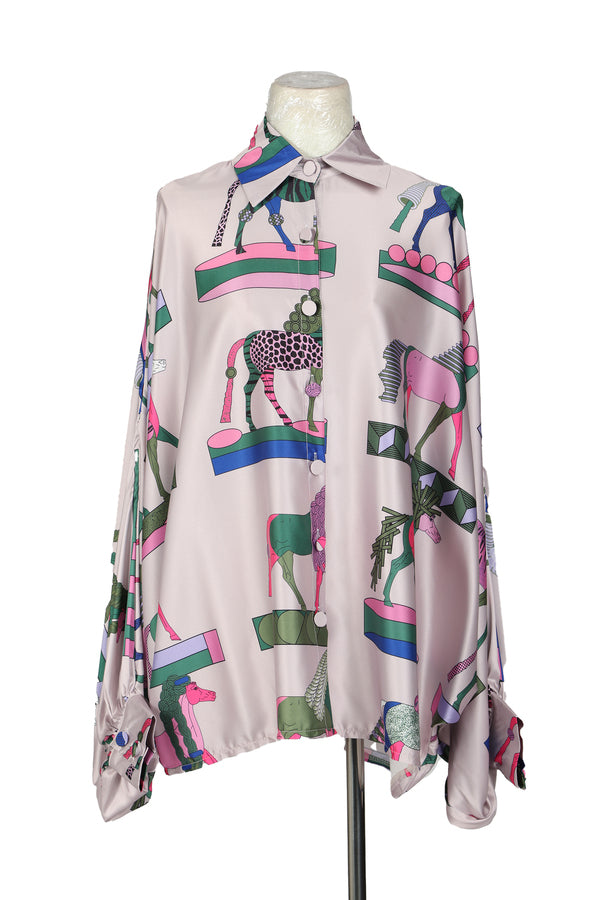 L/S Shirt with Horses