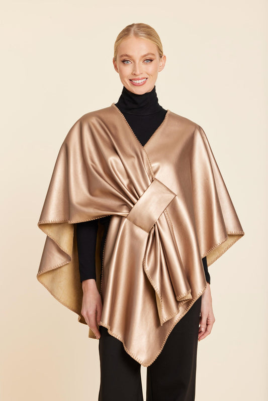 Vegan Leather Cape