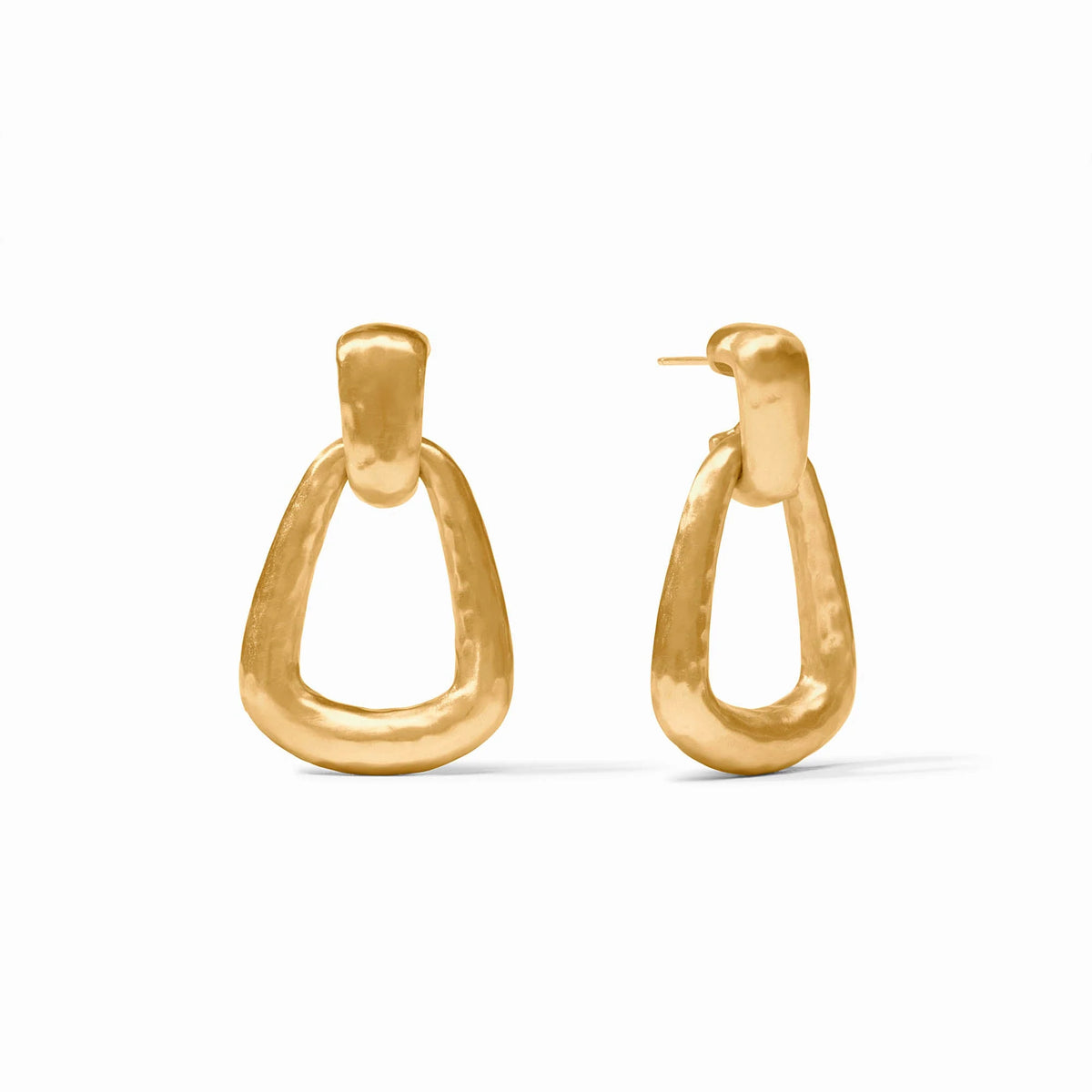 Sahara Demi Doorknocker Earring 24K Gold