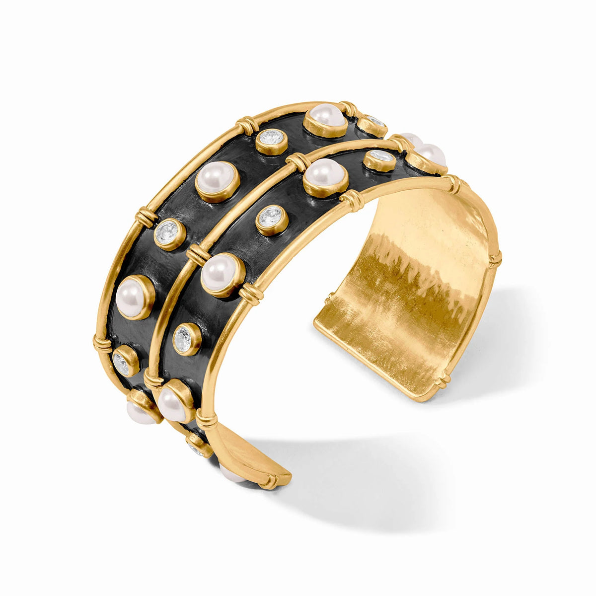 Tribeca Cuff Pearl 24K Plated