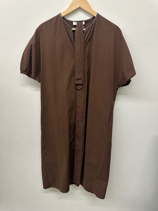 Dolman Sleeve Black Dress Glitz Trim