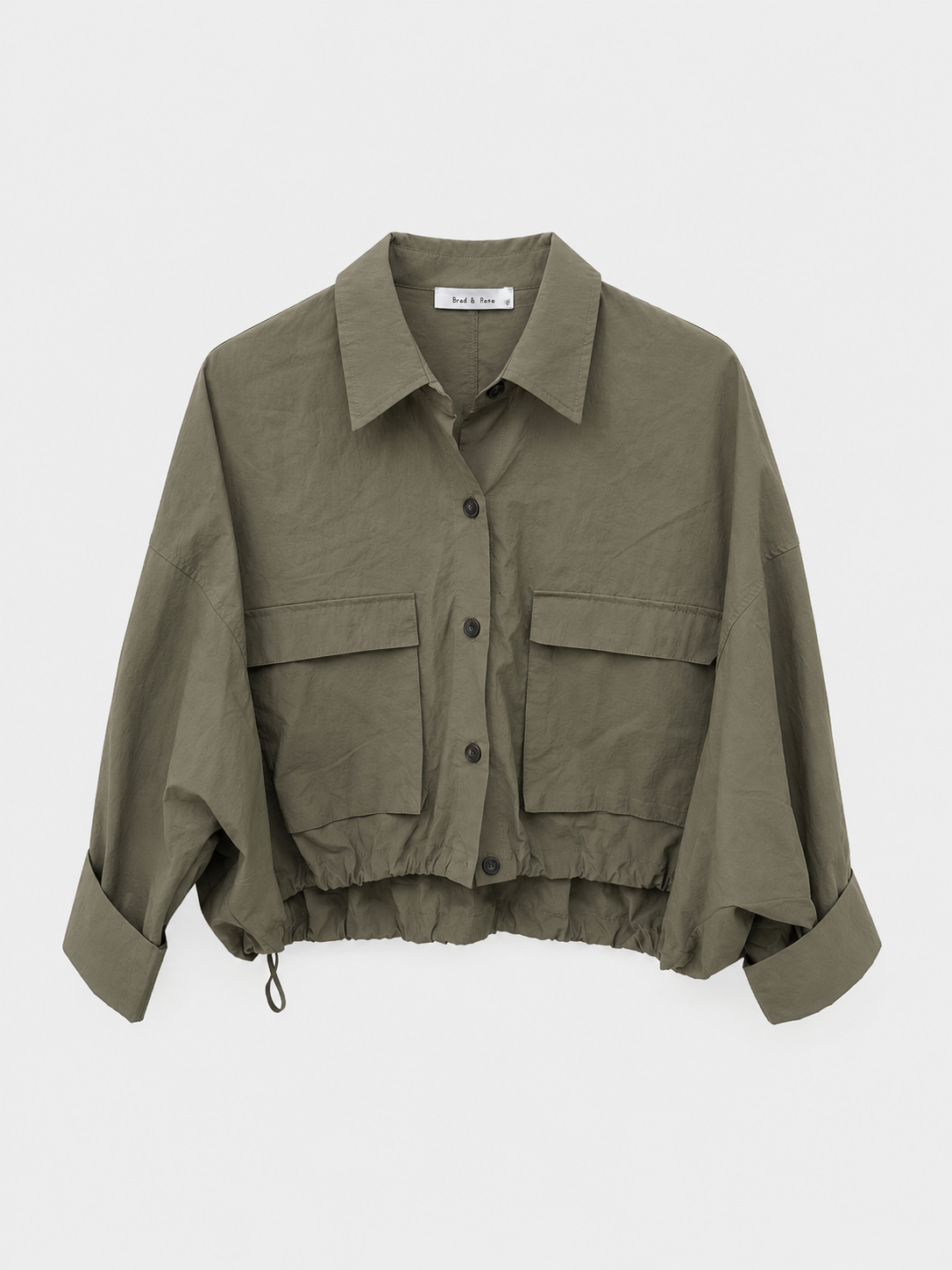 Shirt Jkt w/ Pockets & Drawstring