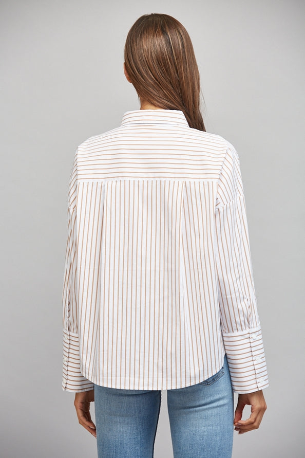 Striped Button Down Shirt