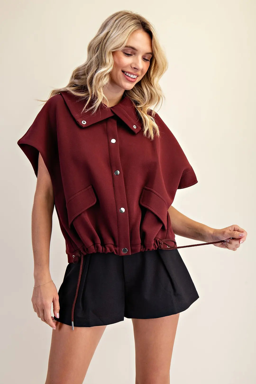 High Neck Vest Top