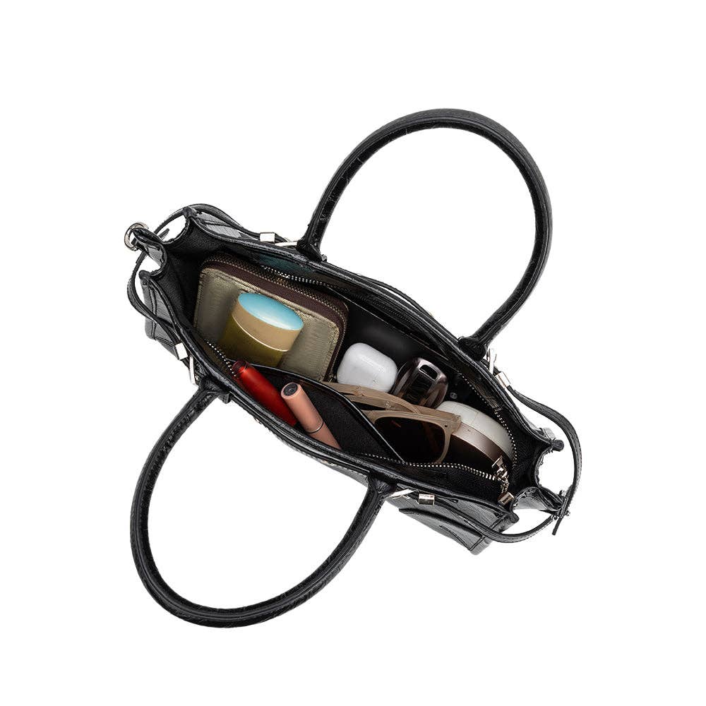 Rhonda Olive Recycled Vegan Handle Bag