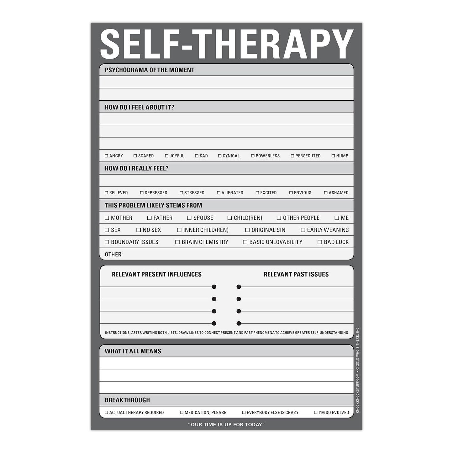 Self-Therapy Pad #1228