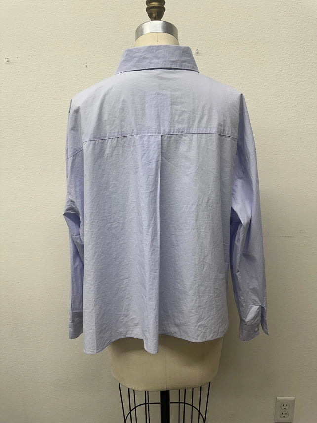 Relax Fit L/S Poplin Blouse