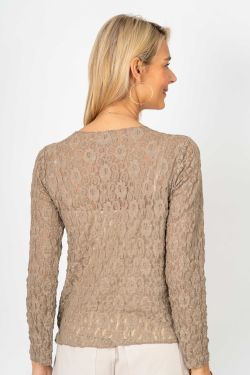Elegant L/S Lace Top