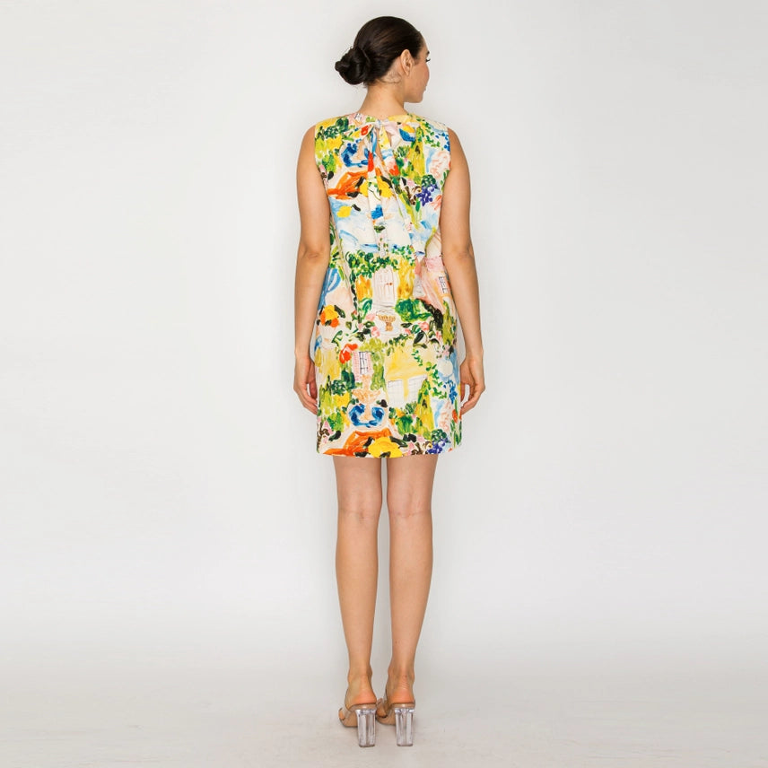 Floral Tank Shift Mini Dress