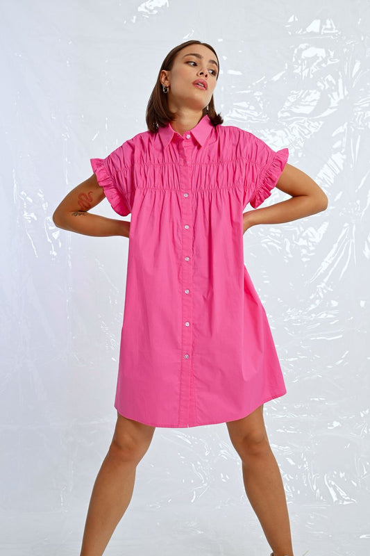 Woven Short Dress