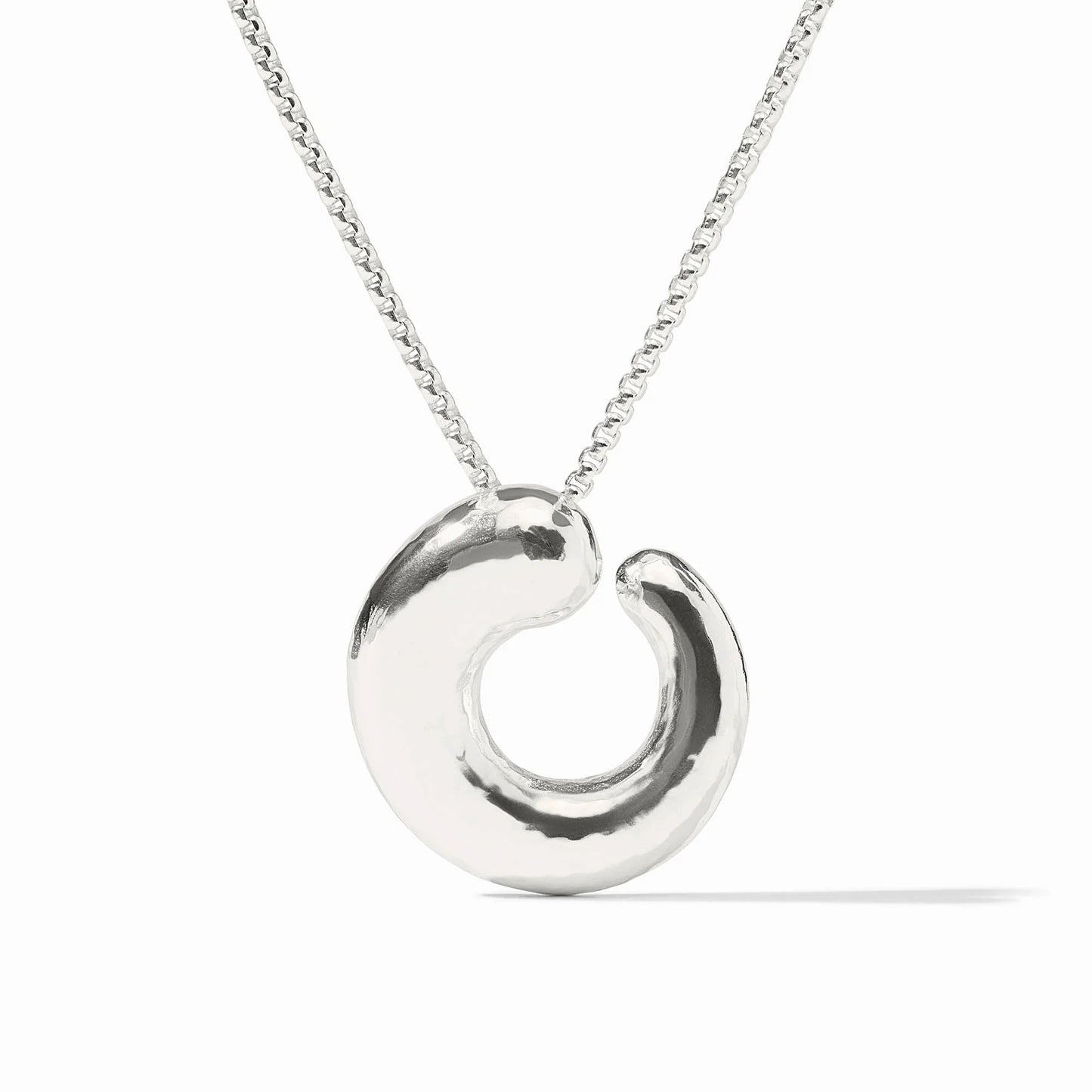 Solara Spiral Silver Pendant