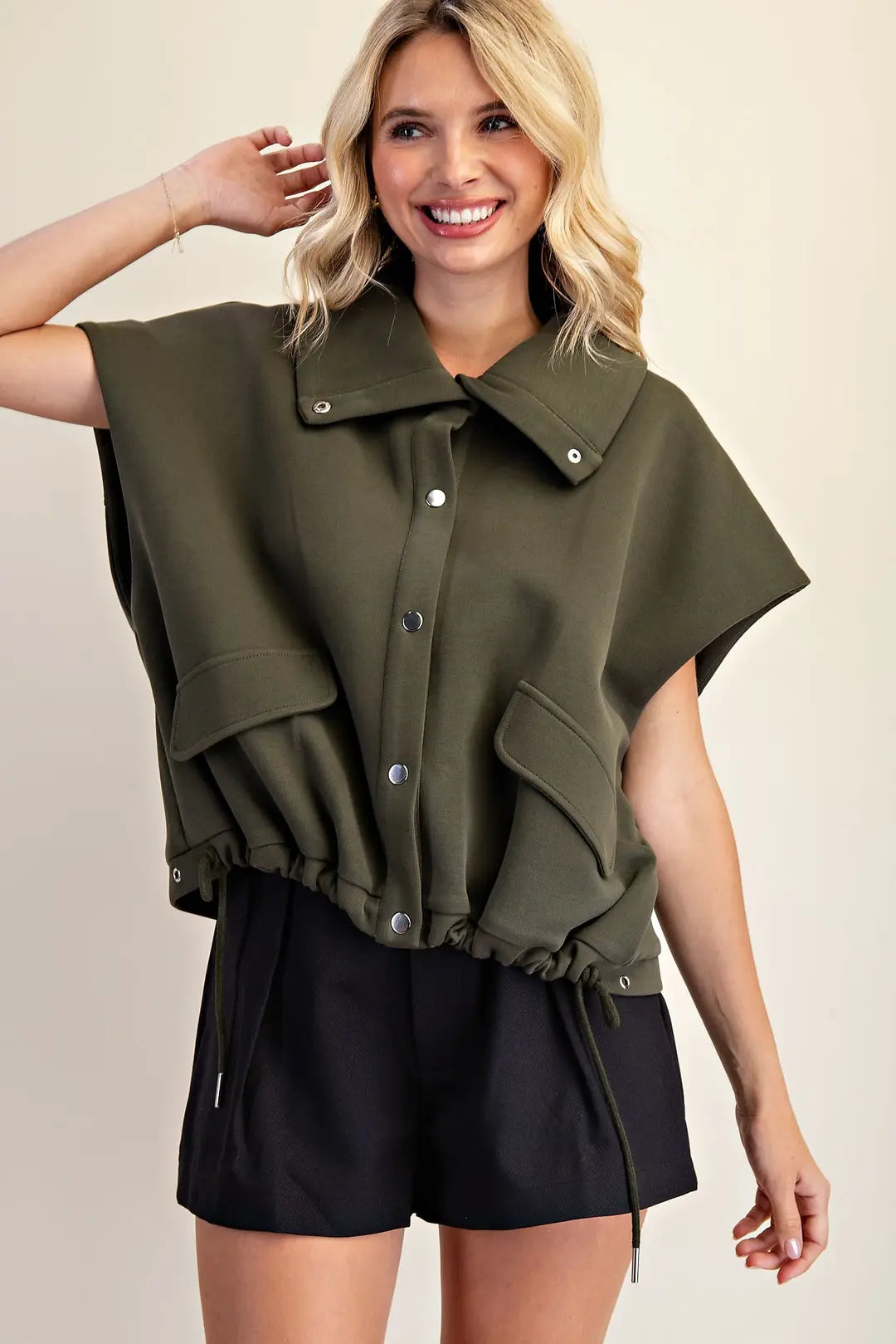 High Neck Vest Top