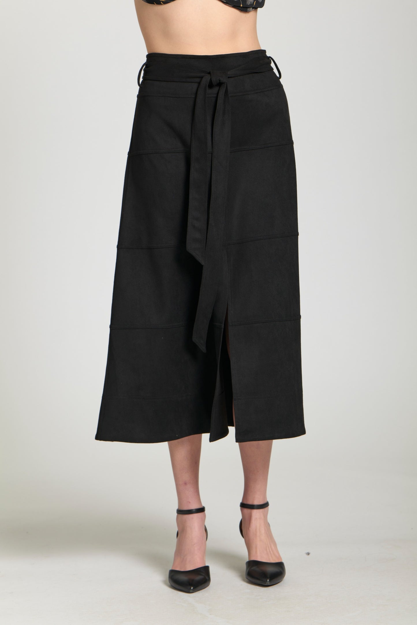 Vegan Suede Skirt