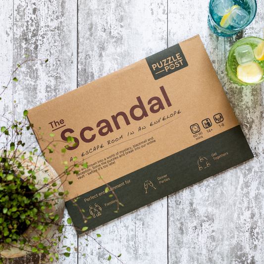 Escape Room in An Envelope:  THE SCANDAL