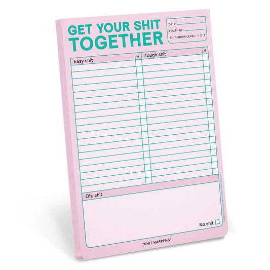 Get Your Shit Together Pad #12619