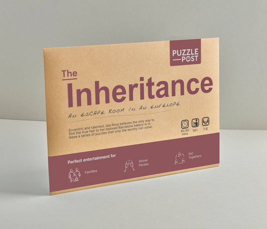 Escape Room Envelope: Dinner Party The INHERATANCE